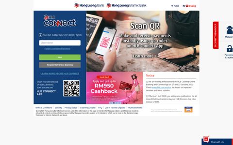 HLB Connect Online Banking - Hong Leong Bank
