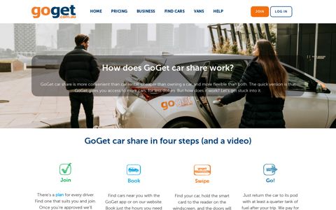 How does GoGet work? | How It Works | How Car Share Works
