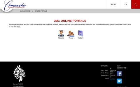 JMC Online Portals - Camanche CSD