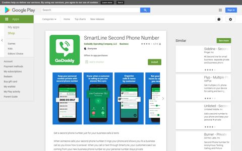 SmartLine Second Phone Number - Apps on Google Play
