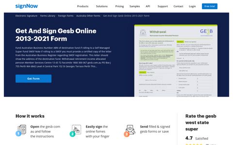 Get And Sign Gesb Online 2013-2020 Form - signNow