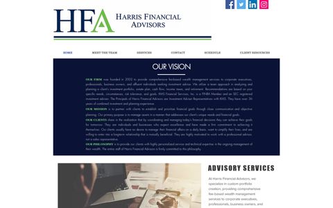 Financial Planning | Harris Financial Advisors | United States