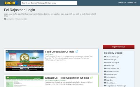 Fci Rajasthan Login - Straight Path to Any Login Page!