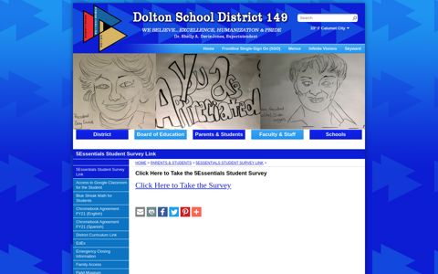 to Take the 5Essentials Student Survey - School District 149
