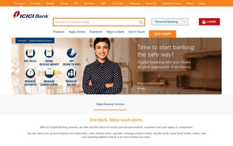 Digital Banking Services - ICICI Bank