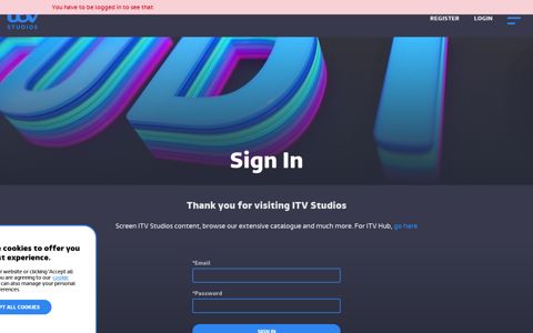 ITVS :: Sign In - ITV Studios