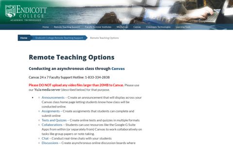 Remote Teaching Options | Remote Teaching Support