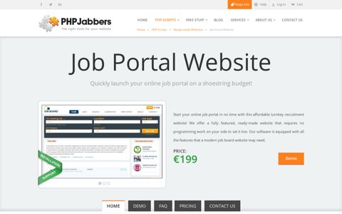 Job Portal Website | Ready-made Job Board Website ...