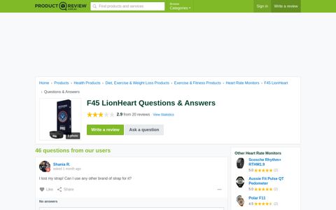 F45 LionHeart Questions | ProductReview.com.au