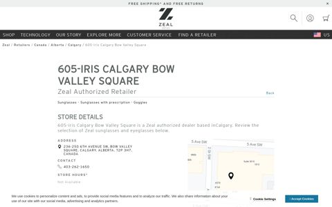605-iris Calgary Bow Valley Square | Zeal Optics