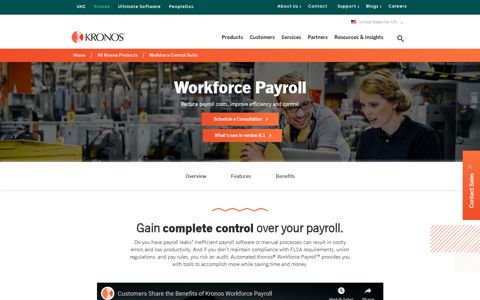 Workforce Payroll; Payroll Software; Payroll Processing | Kronos