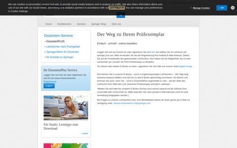 DozentenPLUS Service | Springer