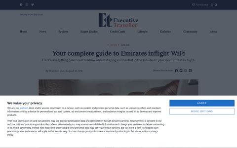 Your guide to Emirates inflight WiFi: plans, pricing [2019 ...
