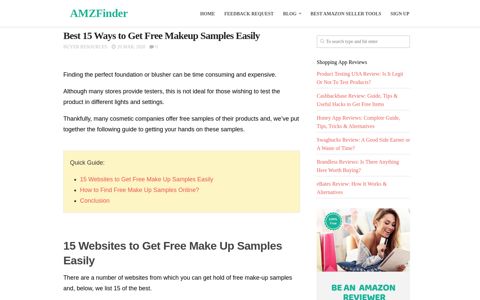 Best 15 Ways to Get Free Makeup Samples Easily - AMZFinder