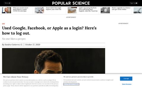 Used Google, Facebook, or Apple as a login? Here's how to ...