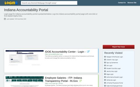 Indiana Accountability Portal - Loginii.com