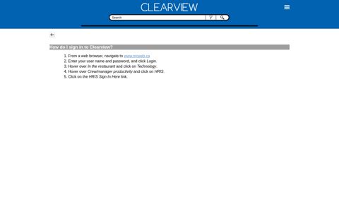 FAQ: How do I sign in to Clearview?