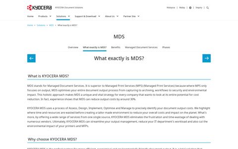 What exactly is MDS? | MDS | Solutions | KYOCERA ...