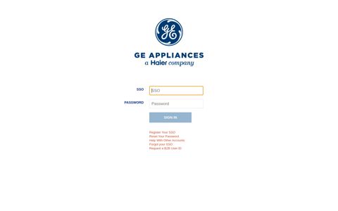 GE SAML Login - GE Appliances