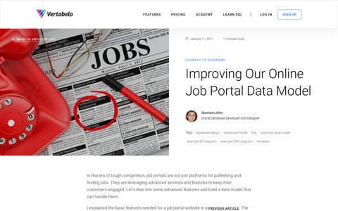 Improving Our Online Job Portal Data Model | Vertabelo ...