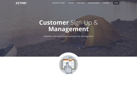 Customer Sign-up and Management | Ezypay
