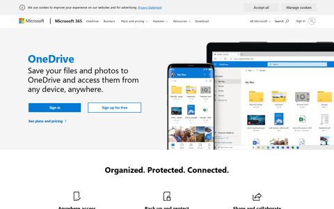Personal Cloud Storage – Microsoft OneDrive
