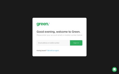 Green Members: Sign In