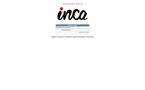 Intranet INCA