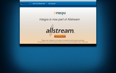 Integra is now part of Allstream