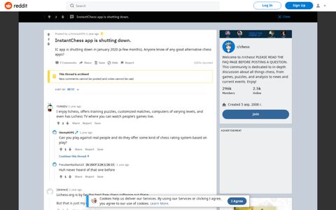 InstantChess app is shutting down. : chess - Reddit