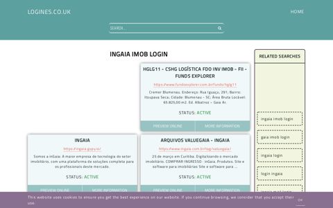 ingaia imob login - General Information about Login