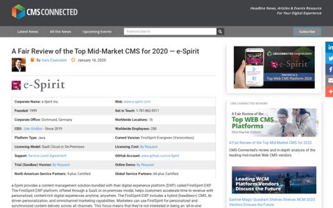 e-Spirit | CMS Connected