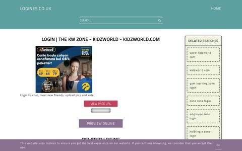 Login | The KW Zone - Kidzworld - Kidzworld.com - General ...