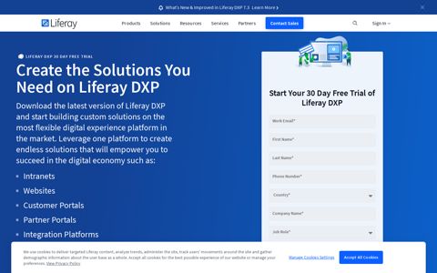 Liferay Digital Experience Platform (DXP) 30 Day Free Trial