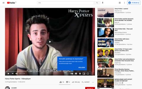 Harry Potter Xperts - Videoplayer - YouTube