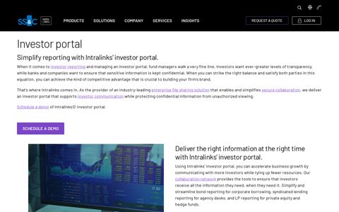 Investor portal | Intralinks
