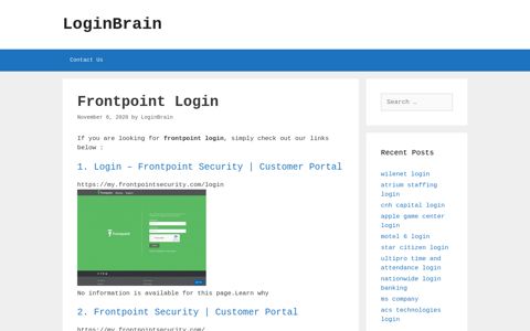 Frontpoint - Login - Frontpoint Security | Customer Portal