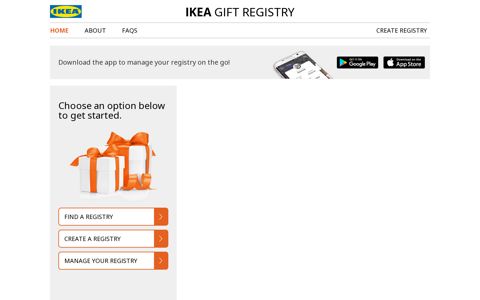 Home - IKEA Gift Registry