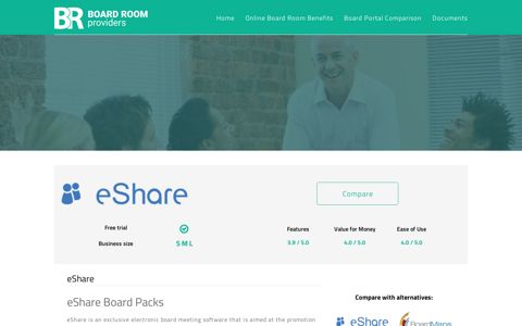 eShare Governance and Board management software