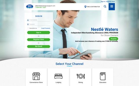 Home page | Nestle Waters IMA Convenience Store