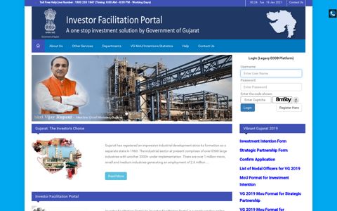 Welcome to Investor Facilitation Portal