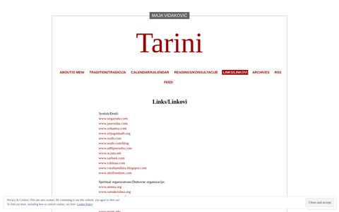 Links/Linkovi - Tarini - WordPress.com