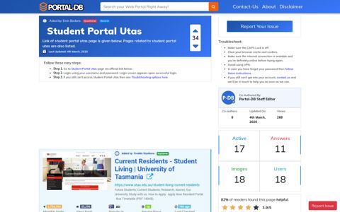 Student Portal Utas