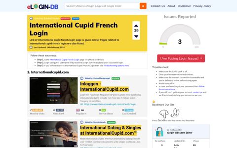 International Cupid French Login
