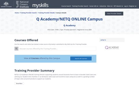 Q Academy - Q Academy/NETQ ONLINE Campus - 31896 ...