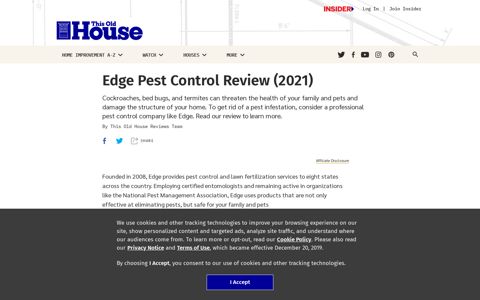 Edge Pest Control Review (2020) - This Old House