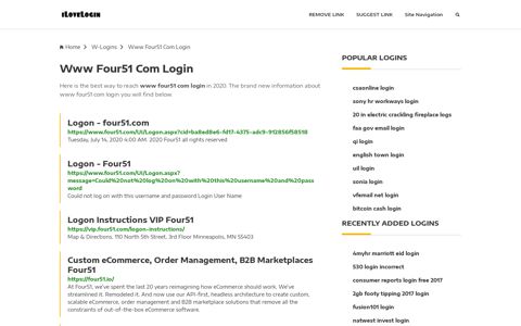 Www Four51 Com Login ❤️ One Click Access - iLoveLogin