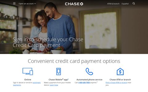 Online Payments | Credit Card | Chase.com - Chase Bank