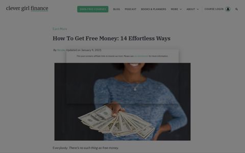 How to Get Free Money: 14 Effortless Ways | Clever Girl Finance