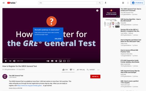 How to Register for the GRE® General Test - YouTube
